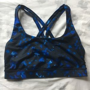 Beautiful Print Lululemon Energy Bra